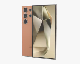 Samsung Galaxy S24 Ultra Titanium Orange 3Dモデル